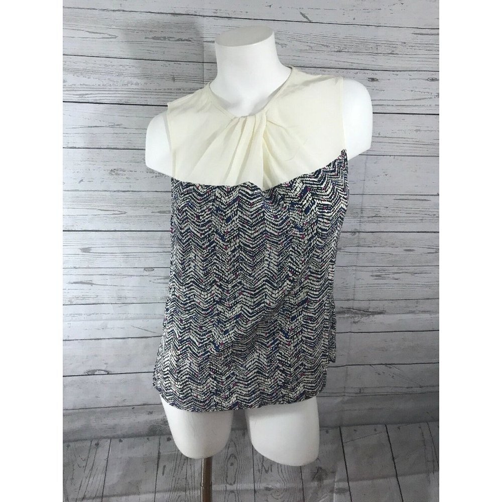Trina Turk Blouse Top Sleeveless Sz Small